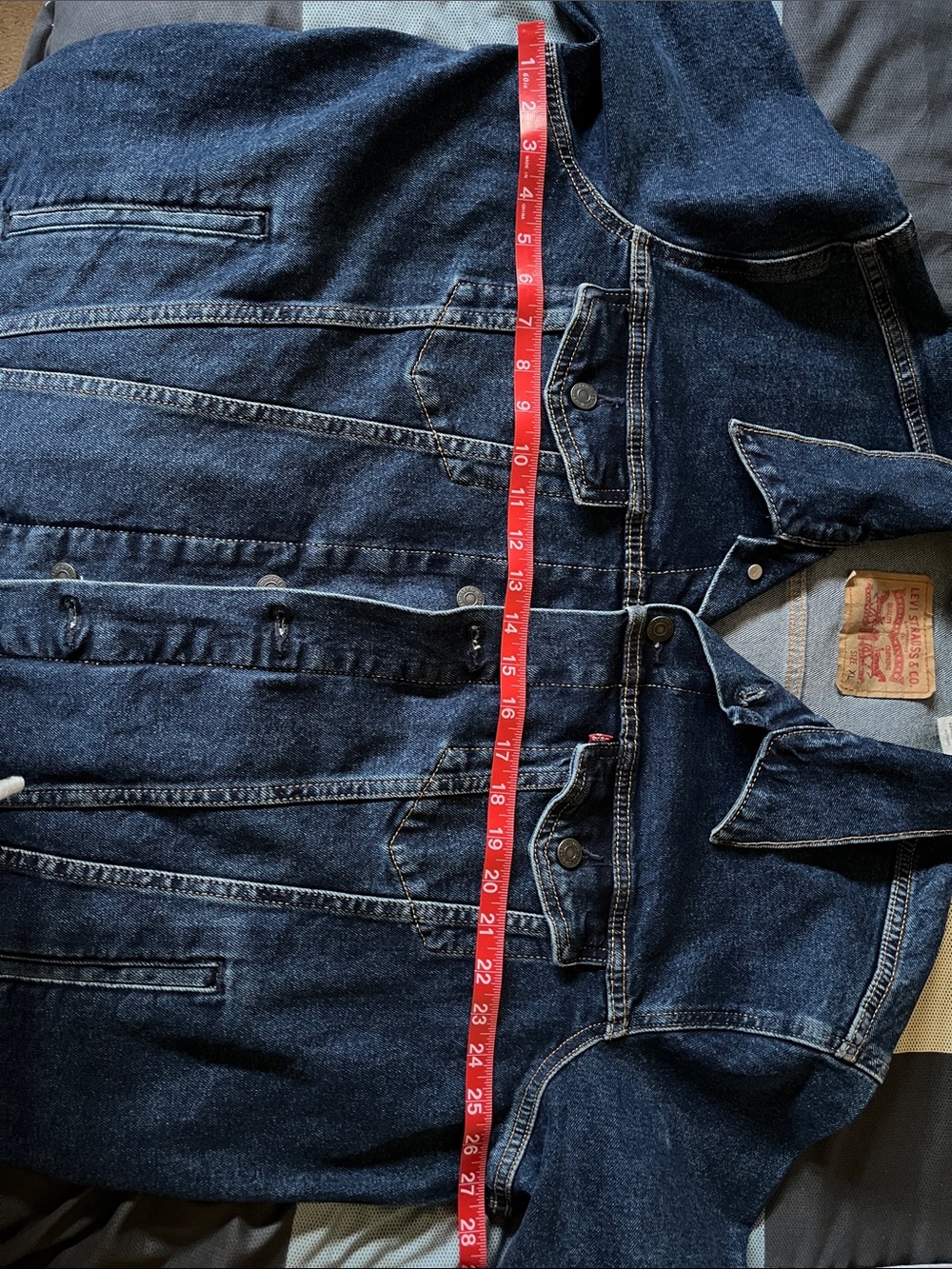 Levi's Indigo Denim Jacket - Picture 6 of 7